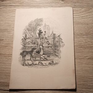 "Mr. Pickwick in the Pound" by Hablot Knight Browne